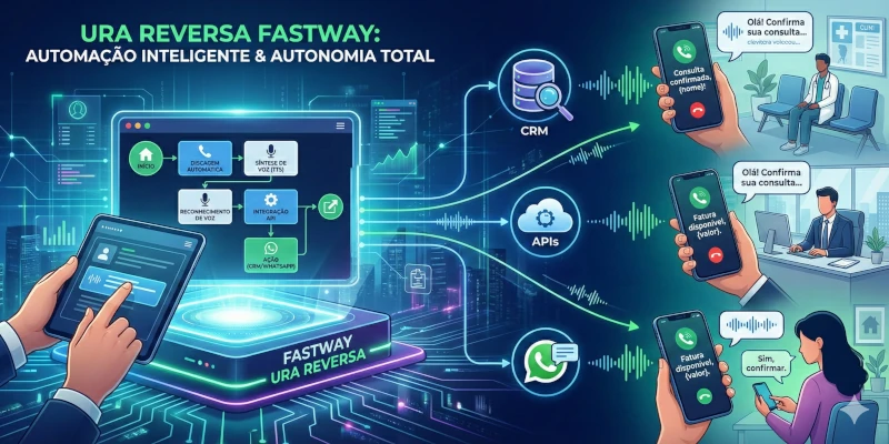 Discador com URA Reversa - Automação inteligente de chamadas ativas