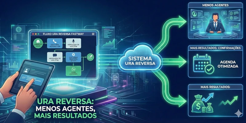 URA reversa - ligações automatizadas inteligentes para call center